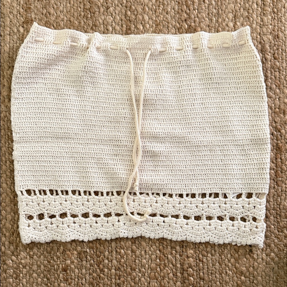 100% cotton knit skirt